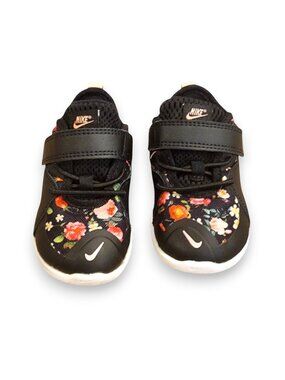 Toddler Girls Nike Flex Floral Running Shoes (Size 6C or 18-24 months)